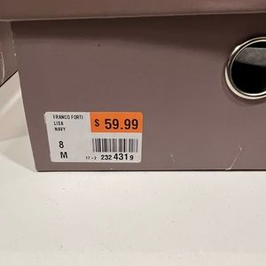 Franco Fortini Burgundy Suede Shoes